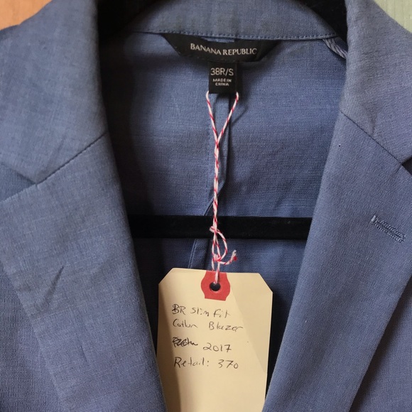 Blue Oversized BR Blazer - Picture 3 of 5